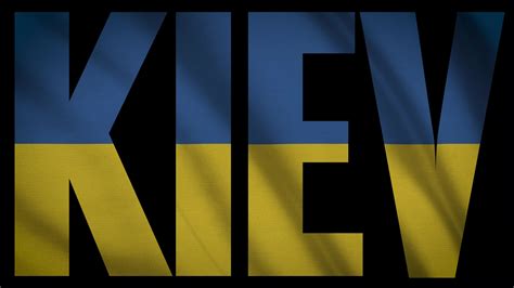 Ukraine Flag With Kiev Mask 1799948 Stock Video at Vecteezy