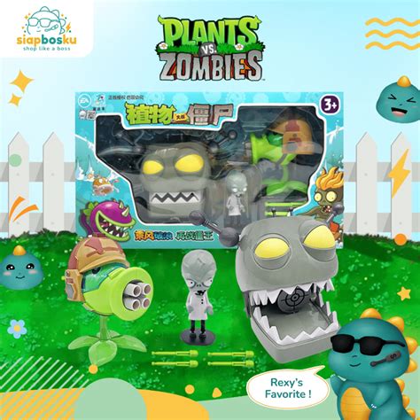 Jual ACTION FIGURE SET MAINAN PLANT VS ZOMBIE UKURAN BESAR PLANTS VS