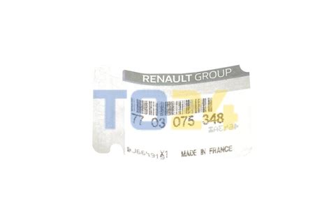 77 03 075 348 RENAULT Пробка сливная (7703075348): купить, цены ...