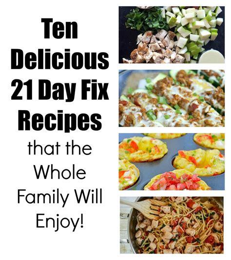 Easy 21 Day Fix Recipes