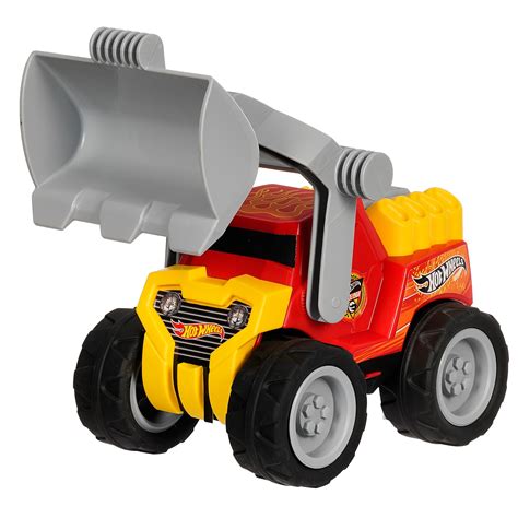 Детски багер с челен товар Hot Wheels червен Antiva Baby