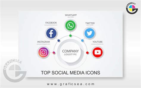 Social Networking Top Companies Logo Icons Cdr Vector File Free