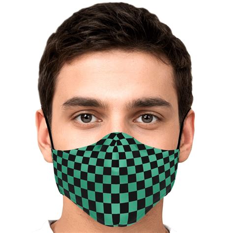 Kimetsu No Yaiba Face Mask Tanjirou Pattern Premium Carbon Filter Face