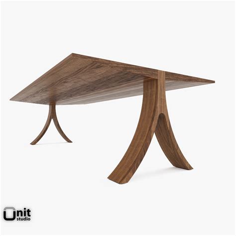 Salus Table By Leolux D Model Ds Dwg Fbx Obj Max Free D