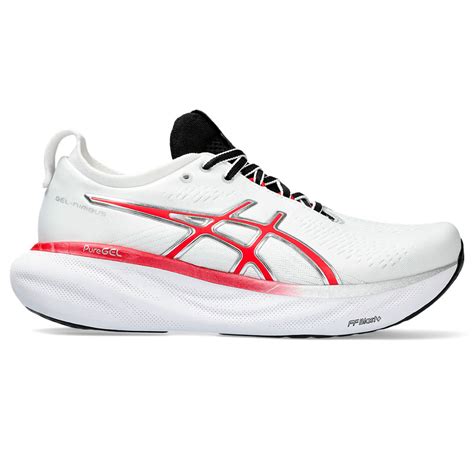 Zapatillas Asics Gel Nimbus 25 Anniversary Whitered Mujer Asics