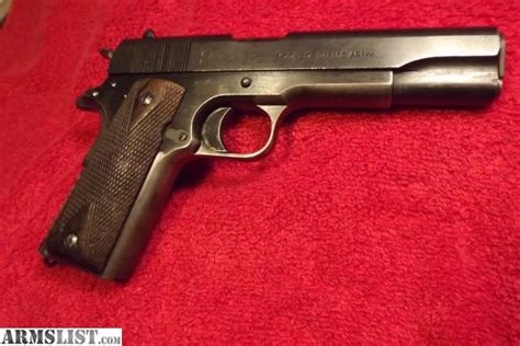 Armslist For Sale 1918 Black Army Colt 45