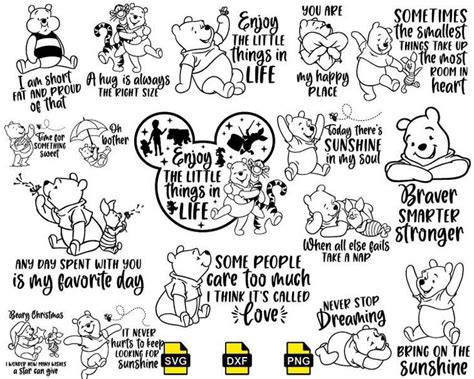 Winnie The Pooh Svg Bundle Winnie The Pooh Cut Files Pooh Quotes Svg My XXX Hot Girl