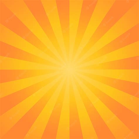 Premium Vector | Sunburst Design Background Wallpaper Orange