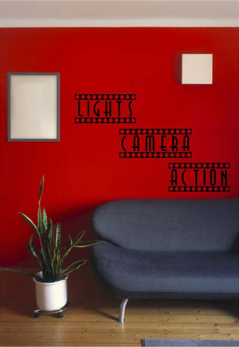 Wall Decals Home Theater Decor Theater Room Movie Room - Etsy