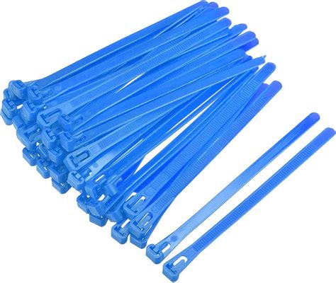 Uxcell 40pcs Reusable Cable Ties 6 Inch X 03 Inch