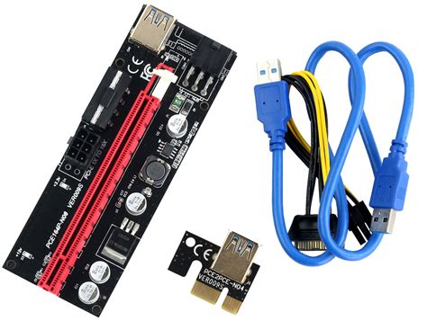 Cabo Riser Usb S Extensor Pci Express Capacitores Para