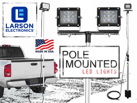 On The Go Telescoping Pole Mounted Leds Larson Electronics