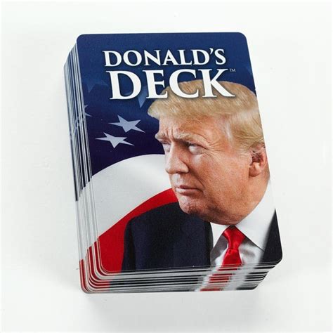 Amazon Donald S Deck Educational Trump Playing Cards Featuring