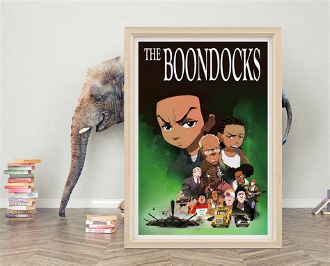 The Boondocks Poster Classic Anime Movie Poster High Quali - Inspire Uplift