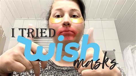 Wish Mask Haul I Tried Different Face Masks From Wish Youtube