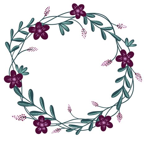 Floral Wreath Png Picture Png Mart