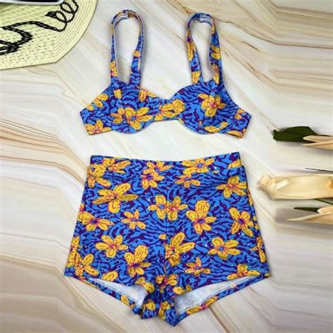 Sexy casual bikini set imprimé bikini deux pièces maillots de bain