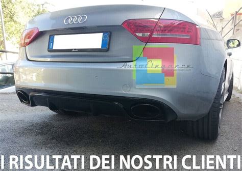 DIFFUSORE ADATTO PER AUDI A5 COUPE 2007 2011 RS5 PARAURTI SLINE EBay