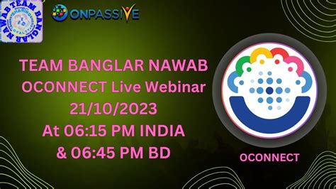 ONPASSIVE TEAM BANGLAR NAWAB BENGALI WEBINAR GLOBALLY 21ST Oct