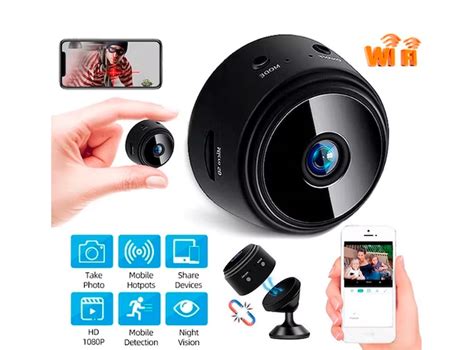 Mini Camara Espia Inalambrica Wifi Full Hd P Gb