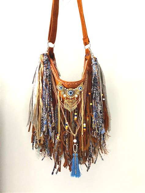 Boho Fringe Purse Boho Crossbody Shoulder Bag Fringe Purse Etsy