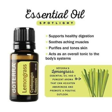 DōTERRA essential oils Lemongrass Essential Oil Bliz Wellness