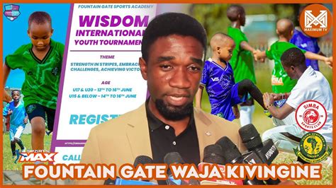 Fountain Gate Sports Warudi Kivingine Na Shindano La Wisdom Kikubwa