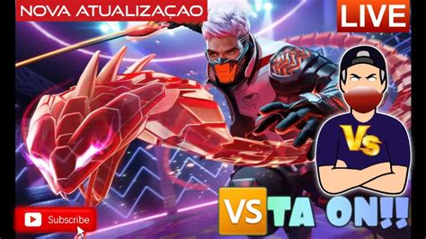 Ao Vivo Free Fire Jogando Inscritos Nova Atualiza O Ta Insana