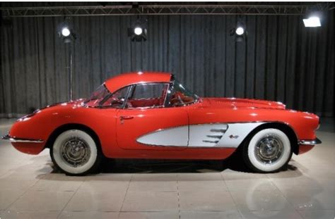 Signet Red 1958 Chevrolet Corvette