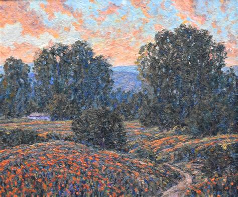 Gary Ray - "Poppies at Twilight" - #4600 | Texas Art | Vintage Texas ...