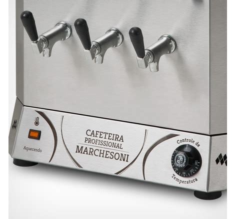 M Quina De Caf Profissional Marchesoni Inox Litros