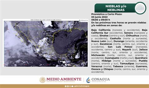 Conagua Clima On Twitter En Las Pr Ximas Tres Horas Se Prev N Zonas