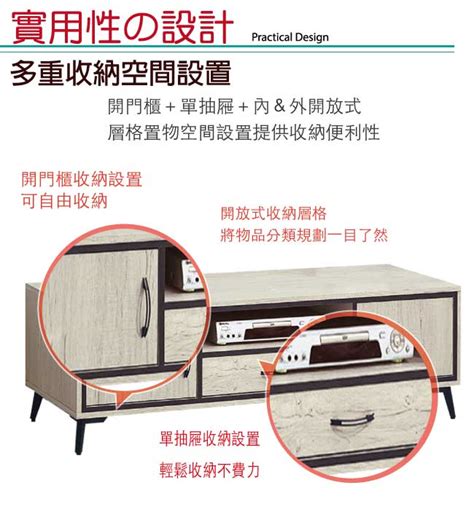 【綠家居】巴卡納 時尚5尺二門單抽電視櫃視聽櫃 綠家居直營店 樂天市場rakuten