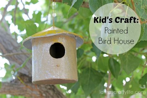 Kid's Craft: Painted Bird Houses