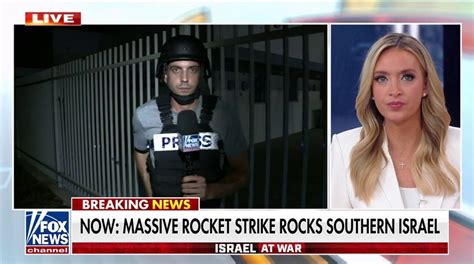 Rocket from Gaza hits near Fox News’ Trey Yingst: ‘Direct impact’ | Fox ...