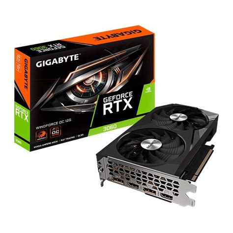 Placa De Video Superior A Rtx 3060 - Placa de Video Gigabyte GeForce RTX 3060 Windforce OC, 12GB, GDDR6, 192 ...