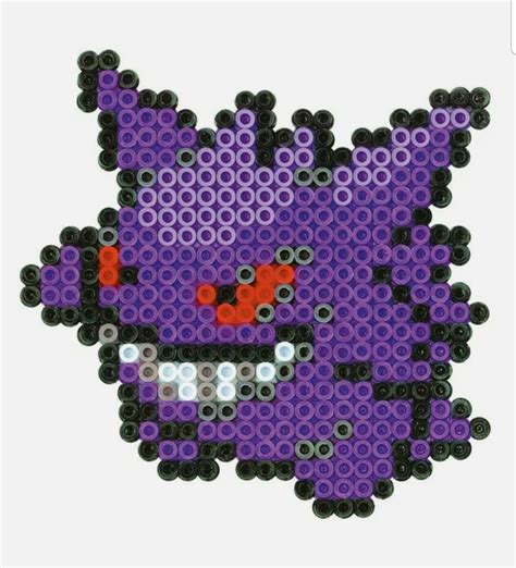 Gengar Perler Bead Pokemon Patterns Pokemon Bead Pokemon Perler Beads