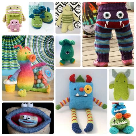 Knit Monster Patterns Wee Folk Art