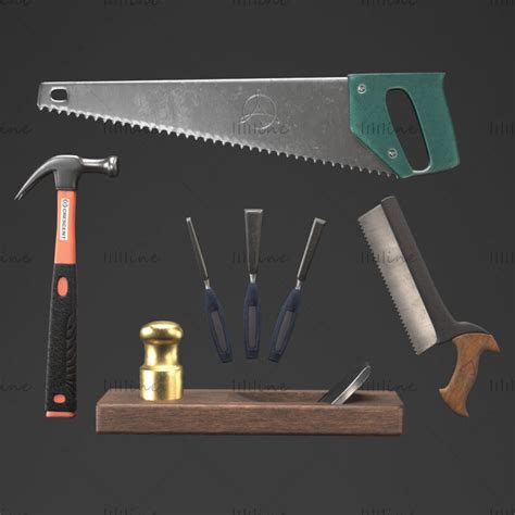 Tool Set 3d Model