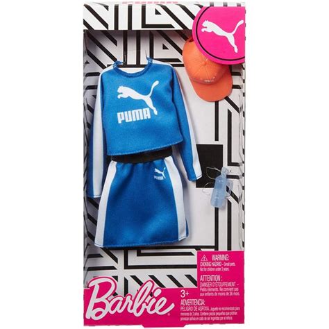 Ropa Para Mu Eca Barbie Marca Puma Con Accesorios Multicolor