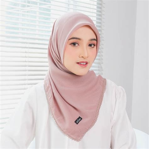 Jual Ansania Hijab Sa Bella Square Premium Picot Jilbab Kerudung