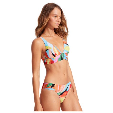 Seafolly Tropfest Longline Tri Bikini Top Women S Buy Online