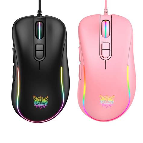 Onikuma Cw Wired Rgb Gaming Mouse Usb Desktop Computer Ergonomic