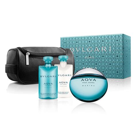 BVLGARI AQVA MARINE POUR HOMME 4 PCS GIFT SET FOR MEN FragranceCart