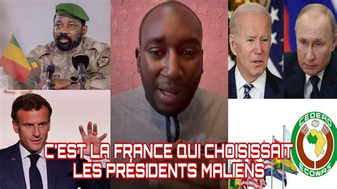 Amara Sylla Les Pr Sidents Maliens Taient Choisis Par Des Dirigeants