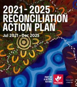 RECONCILIATION ACTION PLAN 2021 2025 Jul 2021 Dec 2025 PART OF A