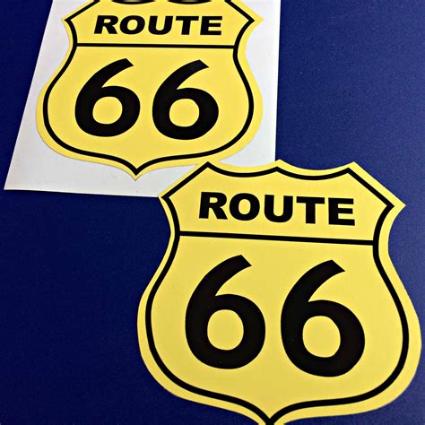 Route 66 Stickers Decal Heads Stickers And Decals