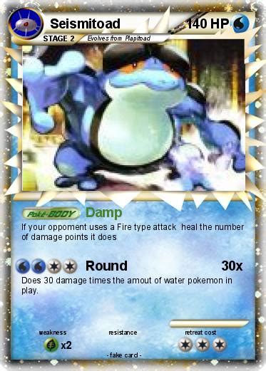 Pokémon Seismitoad 18 18 - Damp - My Pokemon Card