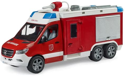 Bruder MB Sprinter Fire Engine With Light Sound Module Playpolis