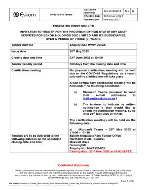 Fillable Online Notice Of Eskom S Audited Annual Financial Statements